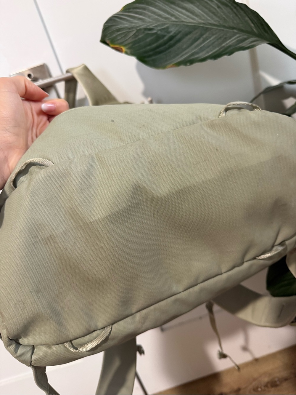 The North Face woman’s Sage Green Utility Tote Backpack - Picture 5 of 8